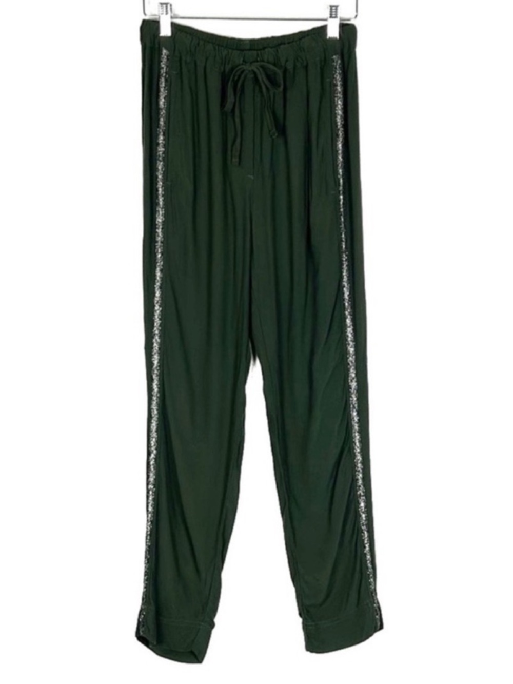 Xirena Draper Pant pull on drawstring jogger style pants olive size XS